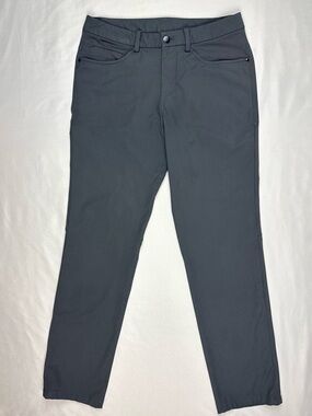 Lululemon Mens Classic ABC Pants 30 x 30 Grey Warpstreme Performance B3